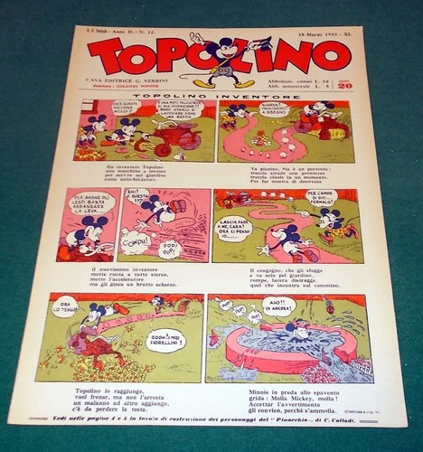 Topolino giornale anno n - giornale, ii