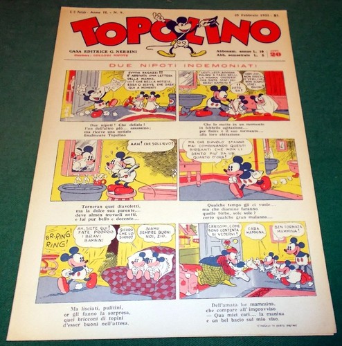 Topolino giornale anno 9 - ii,