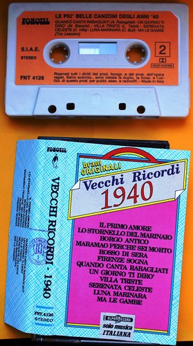 Musicassetta vecchi ricordi - mc,