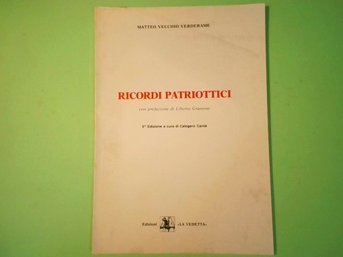 Ricordi patriottici matteo - ricordi,