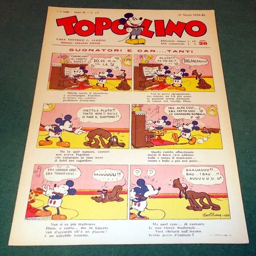 Topolino giornale anno - topolino,